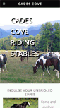 Mobile Screenshot of cadescovestables.com