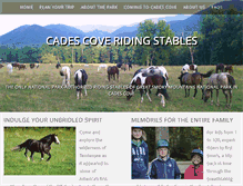 Tablet Screenshot of cadescovestables.com